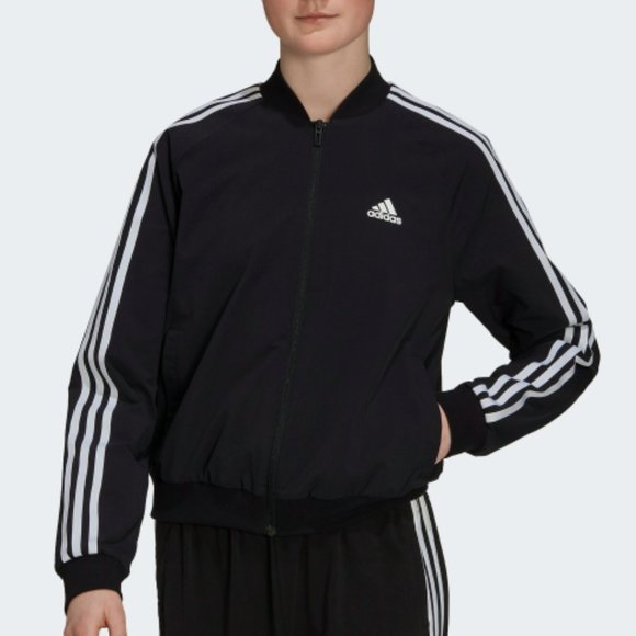 NWT Adidas women's Essentials 3-STRIPES Track Jacket XS - Picture 2 of 7